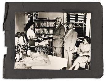 (JAMAICA.) Scrapbook commemorating the career of Prime Minister Alexander Bustamante.